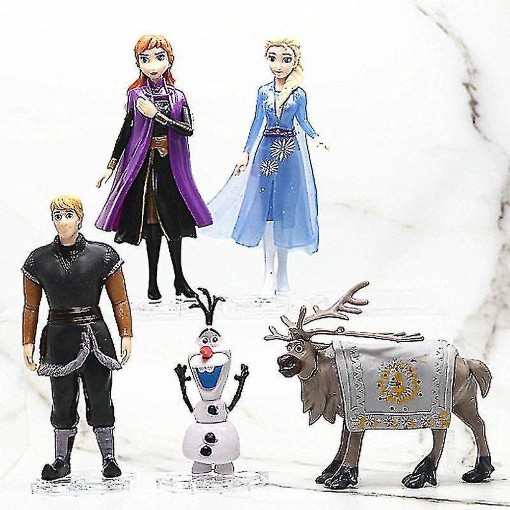 Kit 2 Frozen Boneca Princesa Elsa e Ana Disney