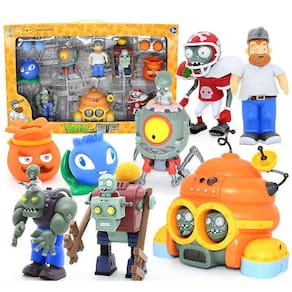 Plantas Vs Zombies Figuras Toy Girassol Parede Nut Blover Pira