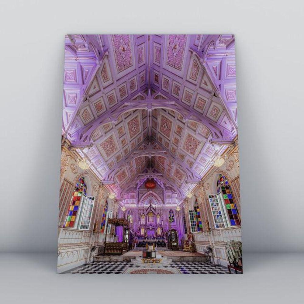 Quadros TAC Religião Cristã 050 - 20x30cm - MDF - Colorido