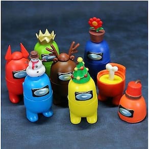8pcs Among Us Action Figures Toys Brinquedos Figurals Deskto