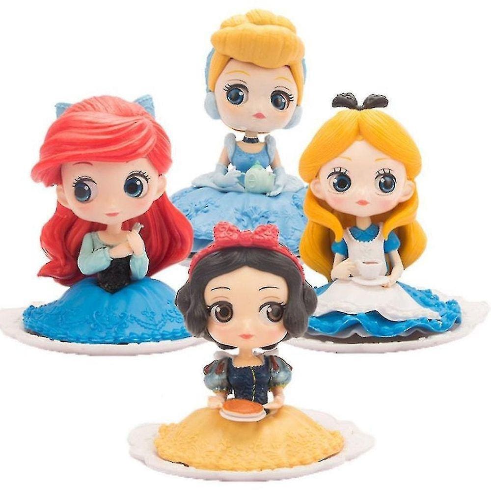 Branca de Neve Alice Sereia Cinderela Princesa Sentada Decorat