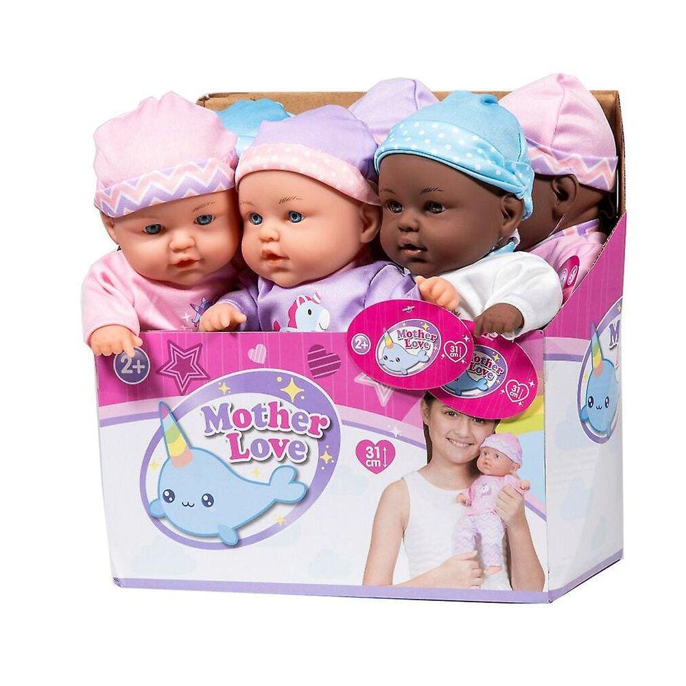 Mãe amor boneca bebê macio