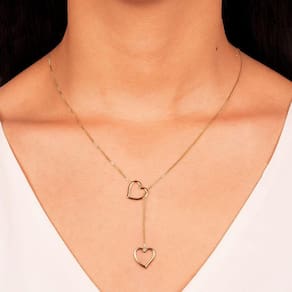 Colar Coração Banhado a Ouro 18k - Romântico e Elegante