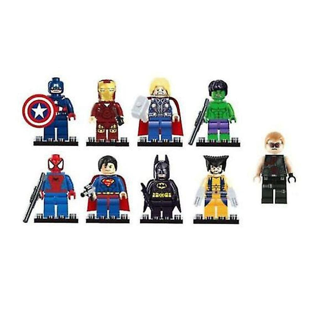 Marvel Avengers Super Hero Comic Mini Figuras Dc Minifigura