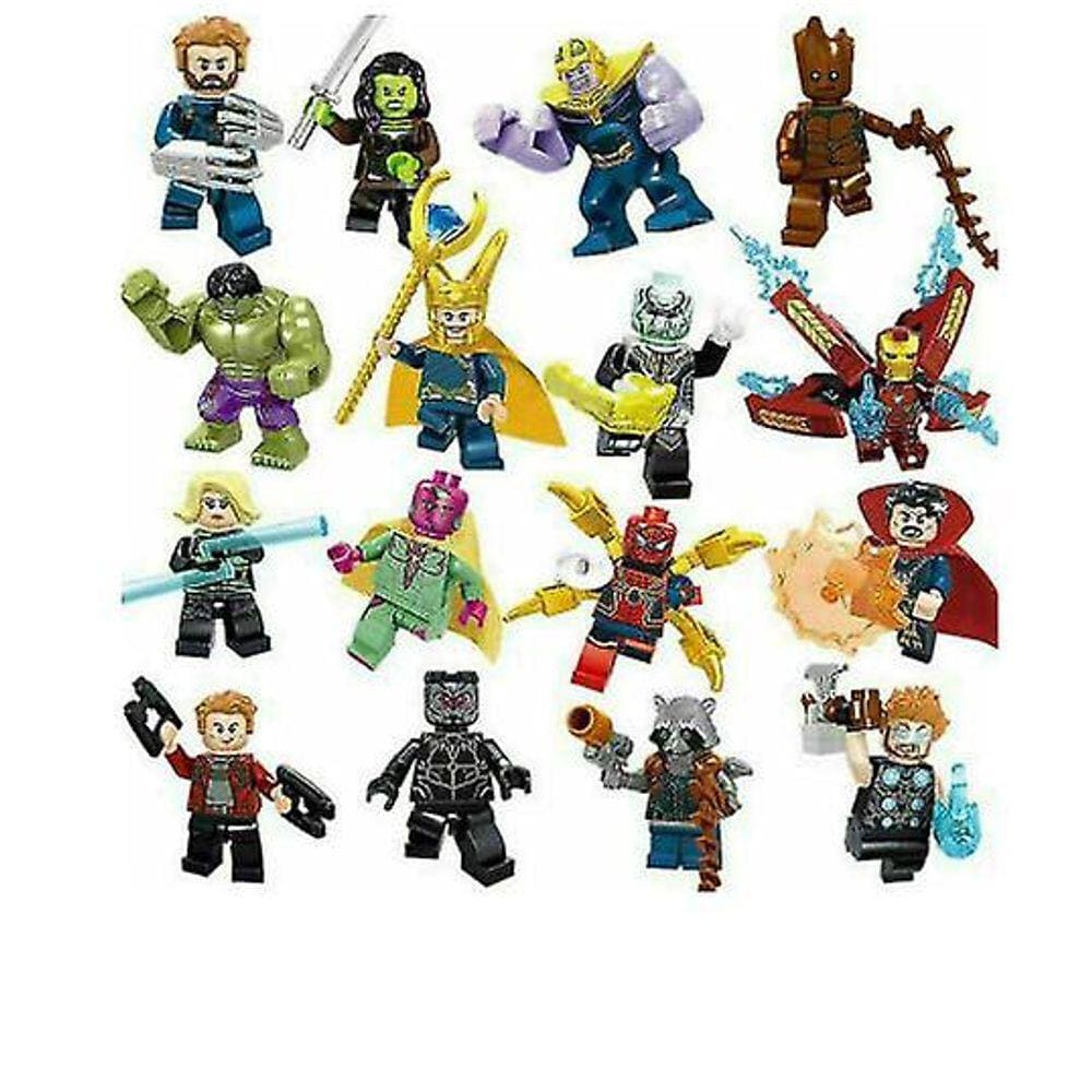 16stk Minifiguren Superhelden Vingadores Mini Figuren