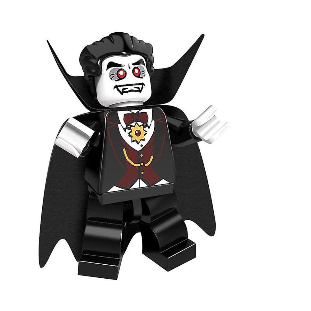 10 Blocos de Construção de Halloween Minifigure Abóbora Fantasma Esqueleto Vampiro Zumbi Zumbi Montando Brinquedo bloco de construção