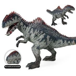 Giganotosaurus com mandíbula móvel brinquedo dinossauro figuras animais