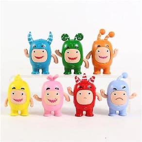 Anime Cartoon Oddbods Fuse Pogo Bubbles Slick Zeke Jeff Pvc