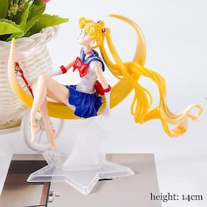 Anime Tsukino Usagi Action Figure Sailor Girl Cartoon Kawaii