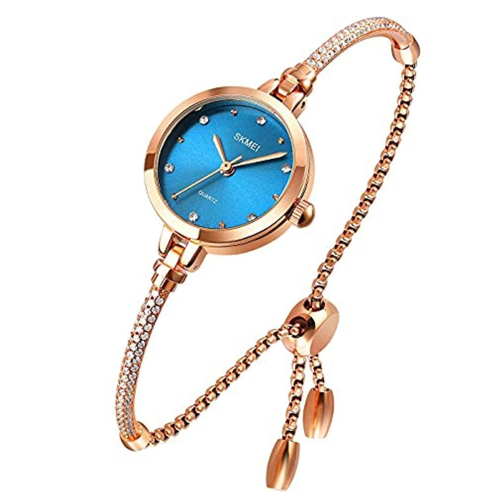 Relógios femininos Tonnier, pulseira de joias brilhantes de 3 mm para mulheres™