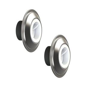 Kit 2 Dispositivos De Aspiração Sucção Em Inox Para Piscina