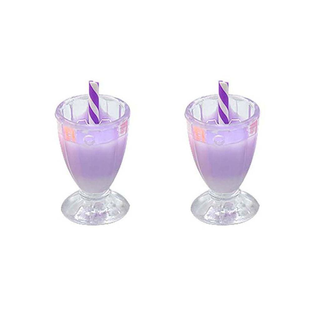 2pcs simulação miniatura crianças artesanato brinquedos bebida plástica