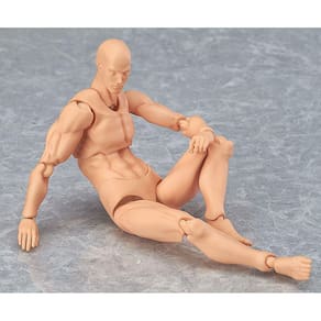 13cm Action Figure Toys Artista Movable Masculino Figura articular PVC Figuras corporais modelo Manequim Art Sketch Draw Figurine| Figuras de Ação