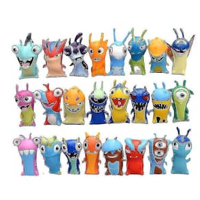 24pcs slugterra bonito hand-made modelo brinquedos boneca ornamentos chi