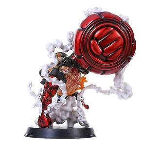 Anime One Piece Figura Boneca Mão Grande Luffy Gk Wano Country G