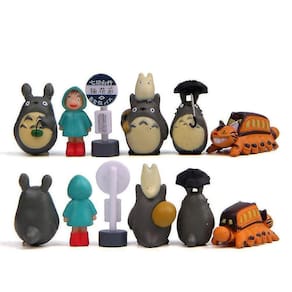 12pcs Meu Vizinho Totoro Mei Totoro Mini Figura