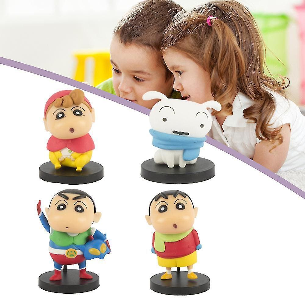 Cartoon Crayon Shin-chan Figuras Estátua Modelo Brinquedos Ações F