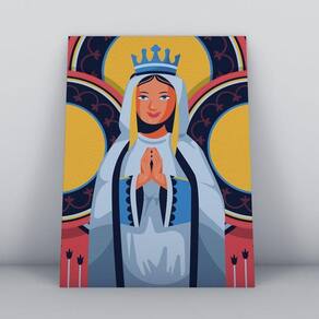 Quadros TAC Religião Cristã 063 - 20x30cm - MDF Colorido