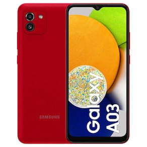 Usado: Samsung Galaxy A03 64GB 4GB RAM Vermelho Bom - Trocafone