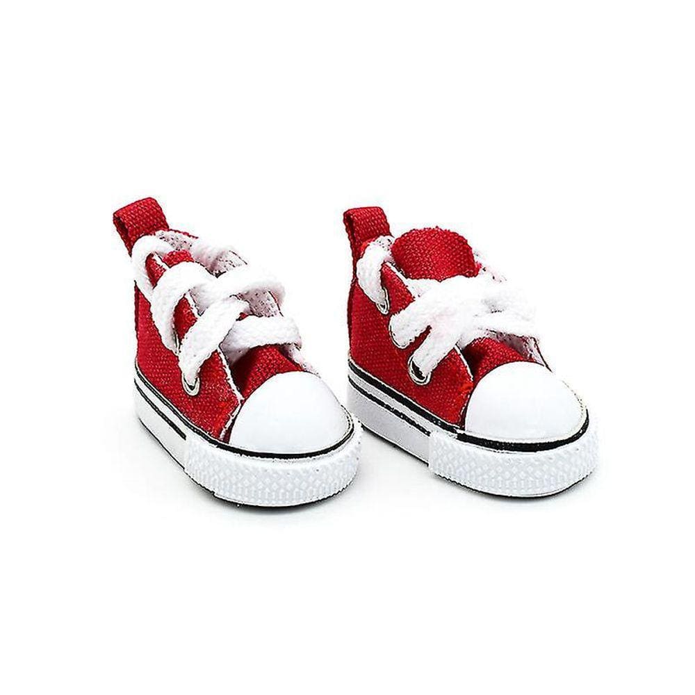 Bjd 1/6 Doll Shoes Handmade 5cm Shoes Para Bonecas Mini Lona 