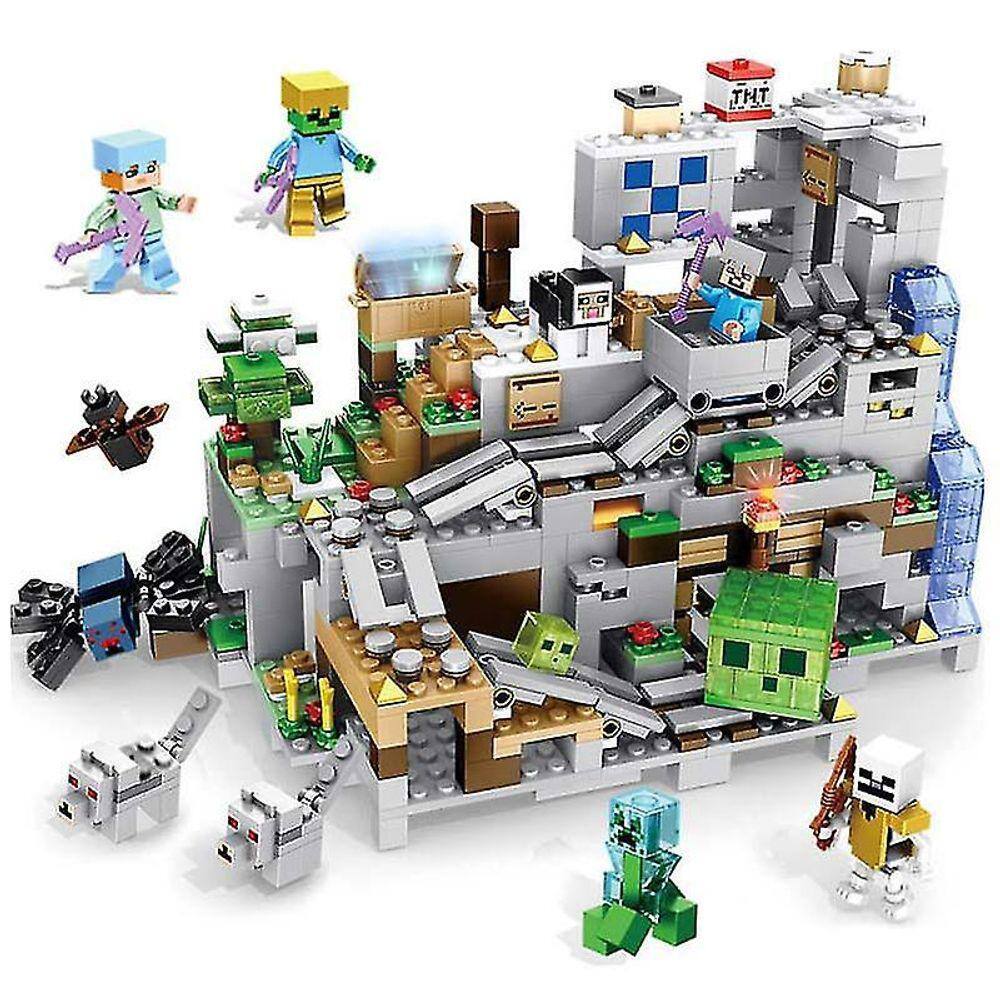 Brinquedo lego Minecraft A Caverna Da Montanha 21137 no Shoptime