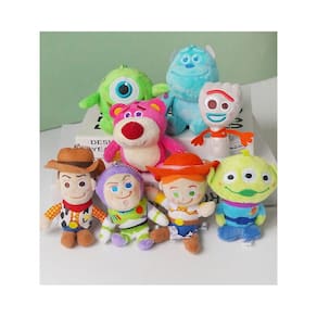10cm 8pcs/lot Disney Toy Story Woody Buzz Lightyear Sullivan