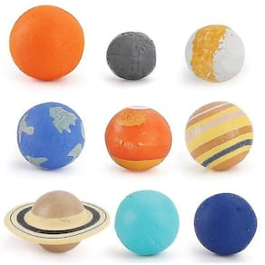 9pcs Universo Planeta Modelo Via Láctea Sistema Solar Planeta Mar