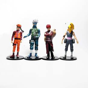 12cm Naruto Figuras de Ação Sasuke Gaara Didala Hyawga Hinata