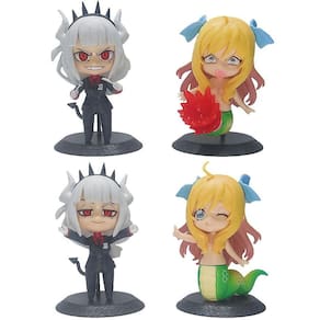 4pcs cthulhu e a figura da cozinha modelo de brinquedo