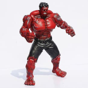 26 cm Vingadores Marvel Red Hulk Pvc Action Figure Série de brinquedos