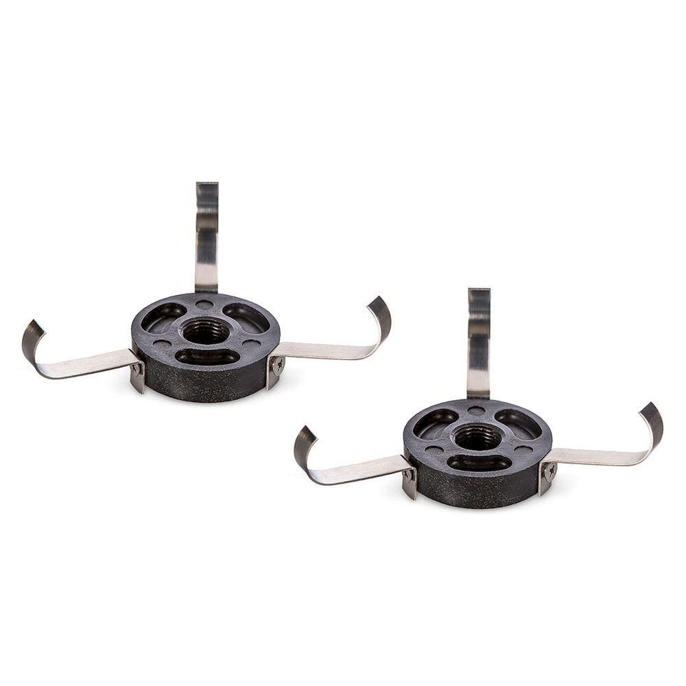 Kit 4 Adaptador Garra Inox Para Refletor Led De Piscinas