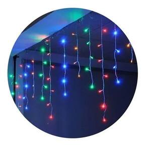Cascata Natal 7m 300 Leds Coloridos 110v