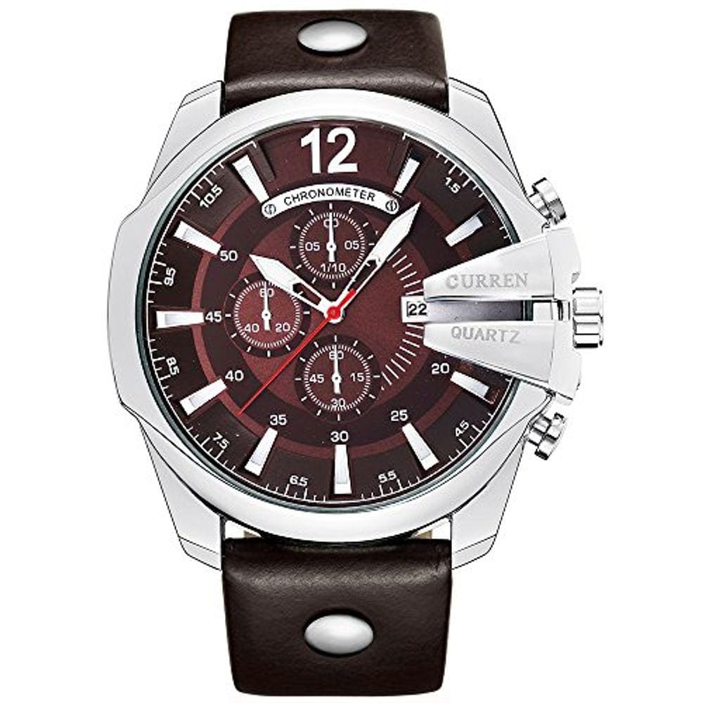 Relógios masculinos dourados, moda masculina, pulseira de co