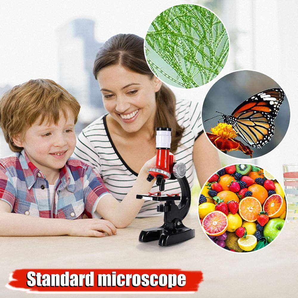 Alta definição 1200 vezes microscópio brinquedo crianças scienti