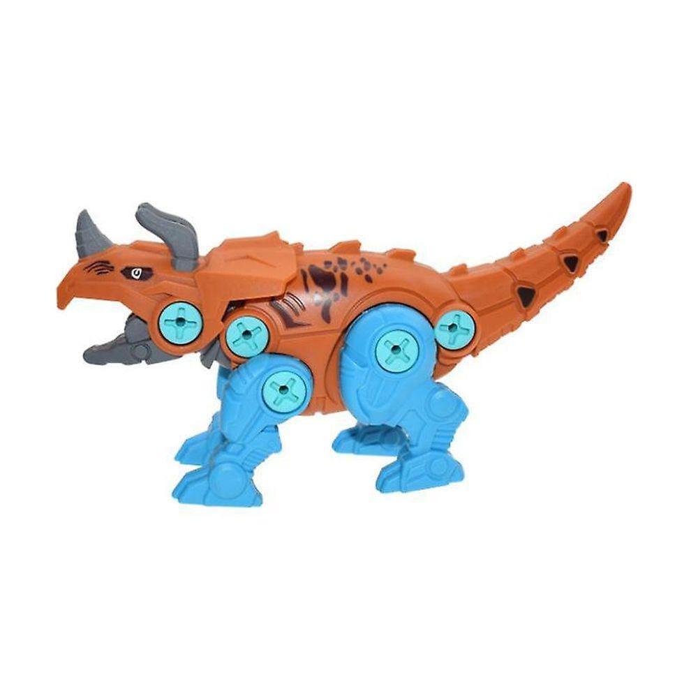 Brinquedo de dinossauro infantil com chave de fenda-dinossauro Construindo Conjunto de Brinquedos (Triceratops)