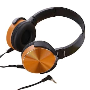 Ver-ear Teens With Mic Foldable Dj Headphones Fones de ouvido com fio de 3,5 mm