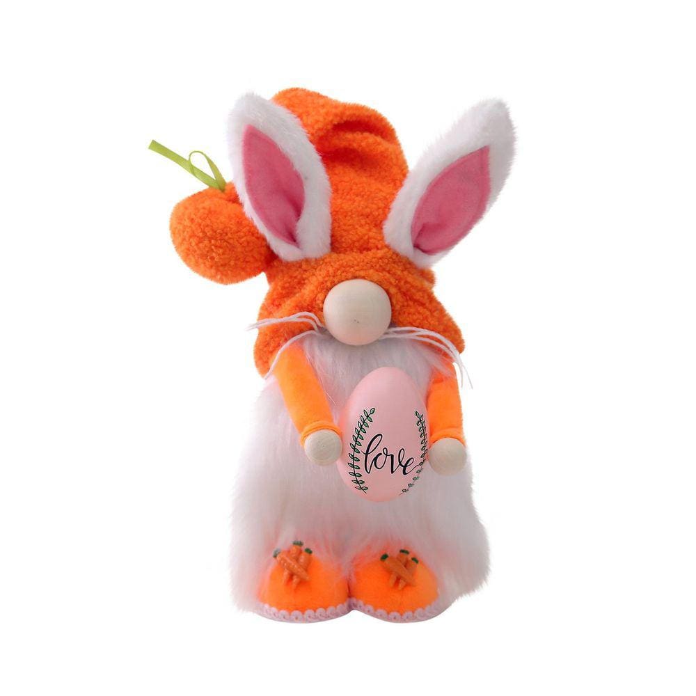 Decoração de Páscoa Lã Coelho Bonito Boneca Sem Rosto Decoração para Casa Boneca Ornamento