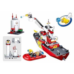 429pcs M38-b0630 Sluban City Fire Truck Herói Firetruck Car V