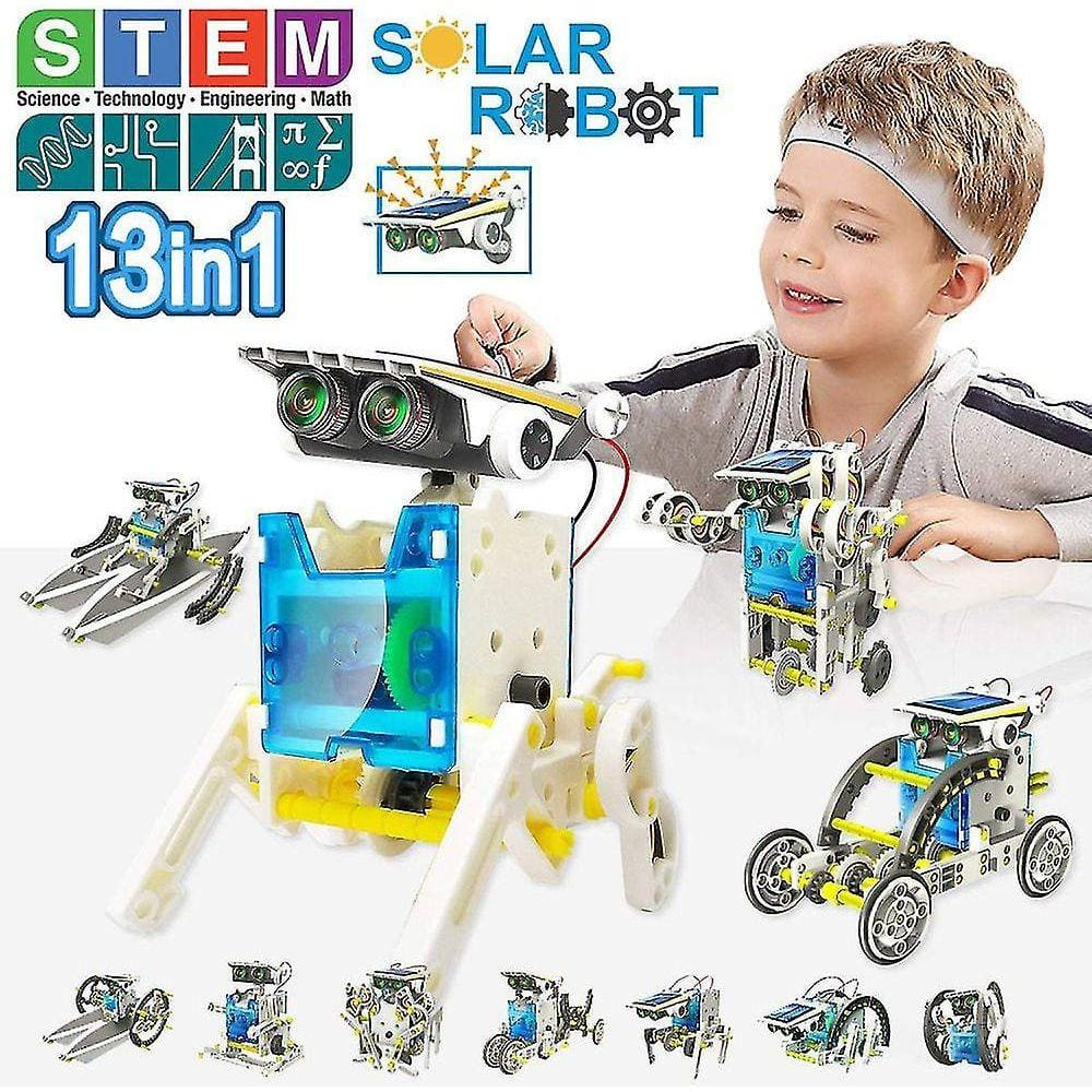 Robô solar de montagem de robôs 13 em 1