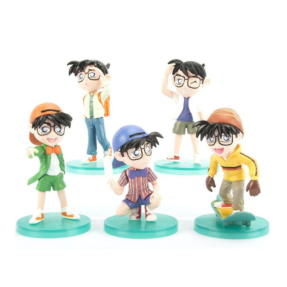 5pcs Conan figura modelo de brinquedo