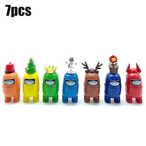 (7PCS/Conjunto) Entre nós coleção brinquedo action figuras presentes para fãs de jogos crianças brinquedos ornamentos
