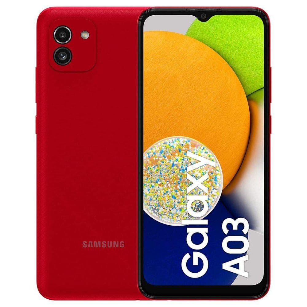 Usado: Samsung Galaxy A03 64GB 4GB RAM Vermelho Muito Bom - Trocafone