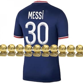 Camisa infantil Messi Psg No. 30 2022 (26)