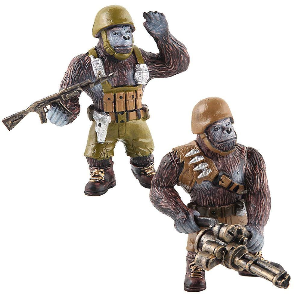 Sólido Pvc Gorilla-A Modelo Figura de Ação Brinquedo Chimpanzé Decoração Brinquedo Para Crianças