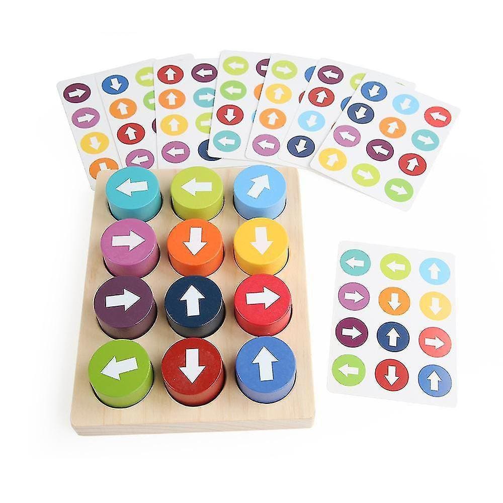 Sofirn Arrowhead Matching Jogo Infantil Foco De Treinamento Prático De Construção cerebral Brinquedos para educação precoce