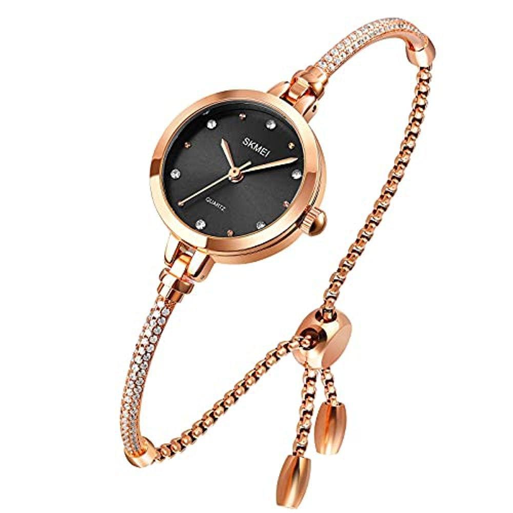 Relógio feminino Tonnier, relógios femininos com pulseira de diamante de quartzo™