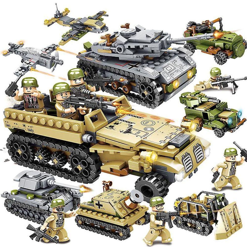 Conjunto de Partículas Pequenas com Império de Ferro Militar Lego
