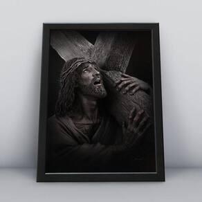 Quadros TAC Religião Cristã 040 - 20x30cm - MDF - Colorido