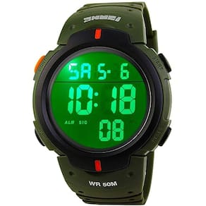 Relógio digital masculino e feminino PASOY Big Dial Light LE
