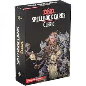 Jogos de tabuleiro pastor dungeons dragons spellbook cards: jogo de tabuleiro clérigo